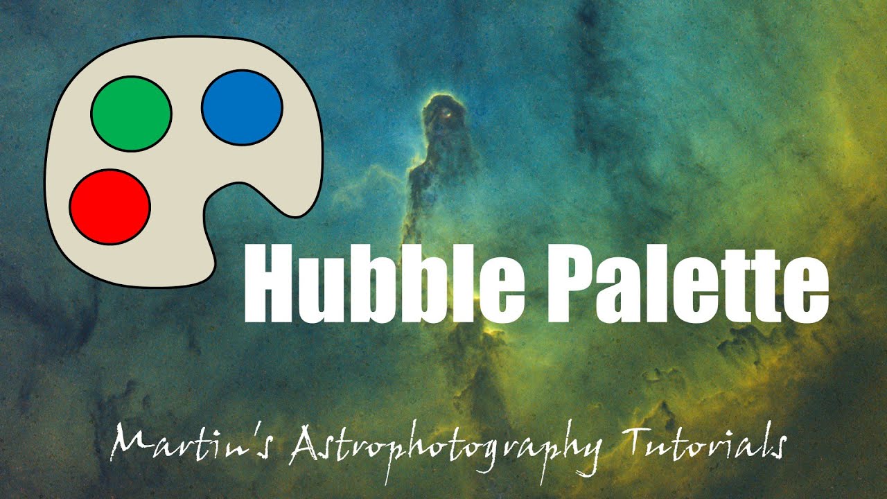 Hubble Palette Processing in Photoshop