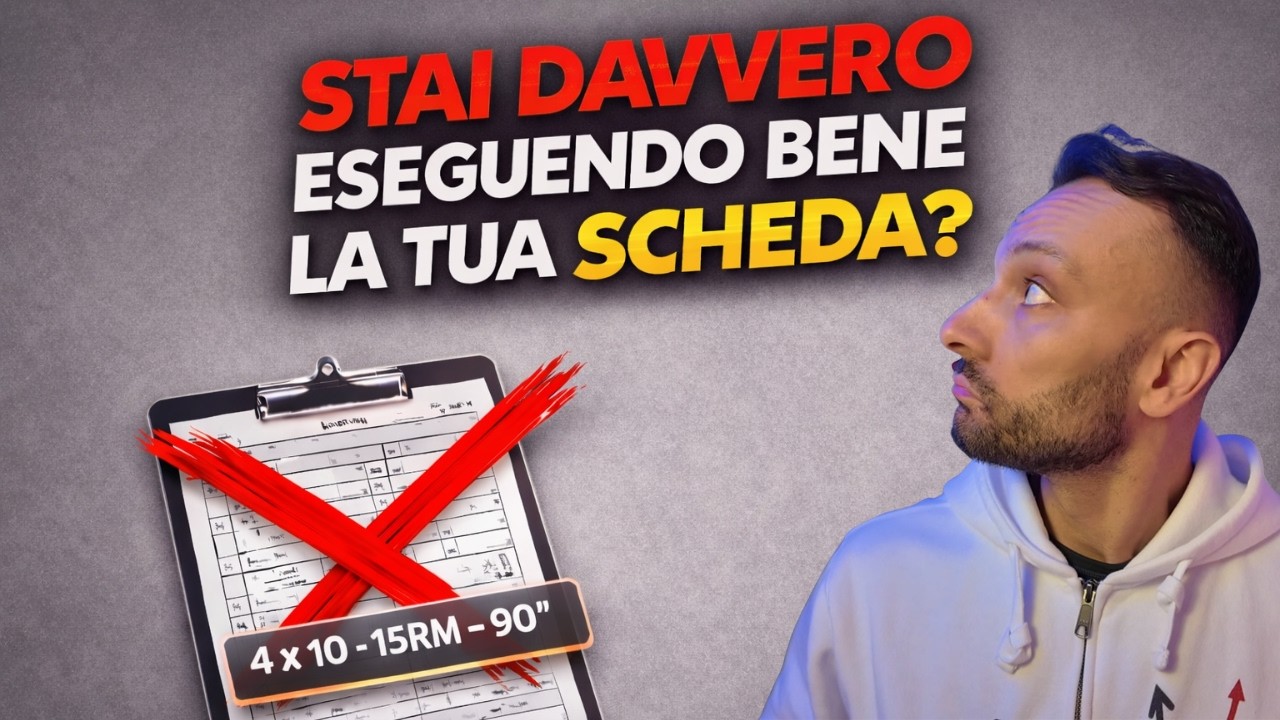 Scheda di allenamento: come farla funzionare davvero