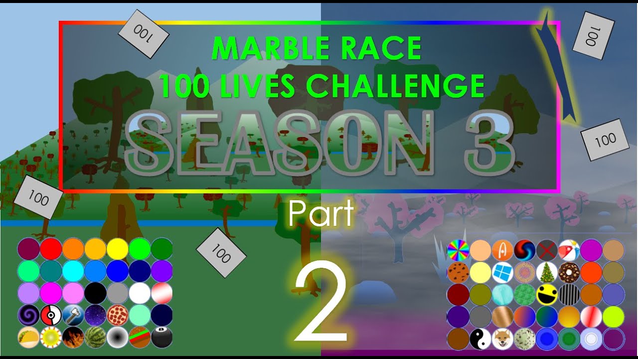 Marble Race - 100 Lives! Season 3 Part 2