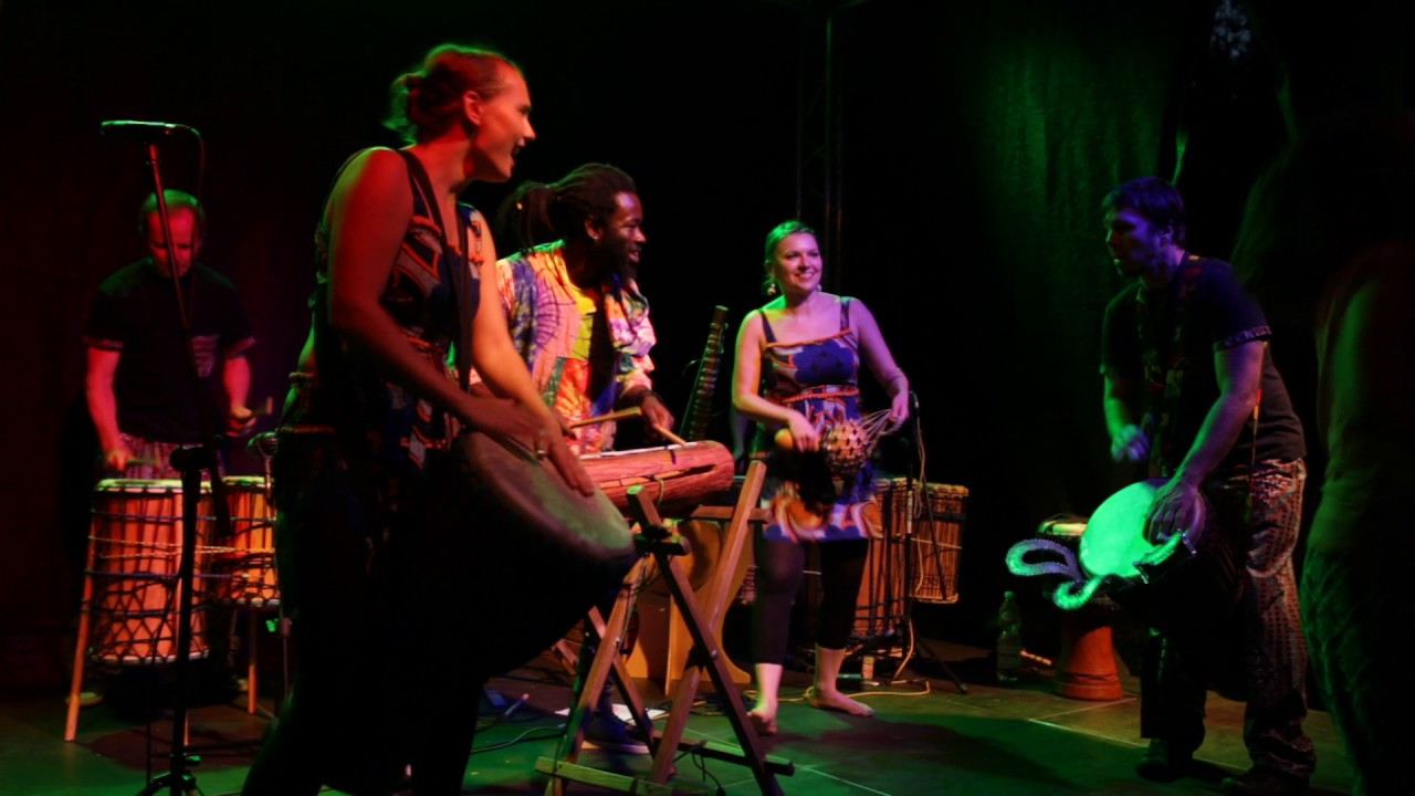 Moribaya - Festiwal Wibracje, Krin, Log drum, Zaouli, Guine Fare, Wanai djembe,  Amadou Fola