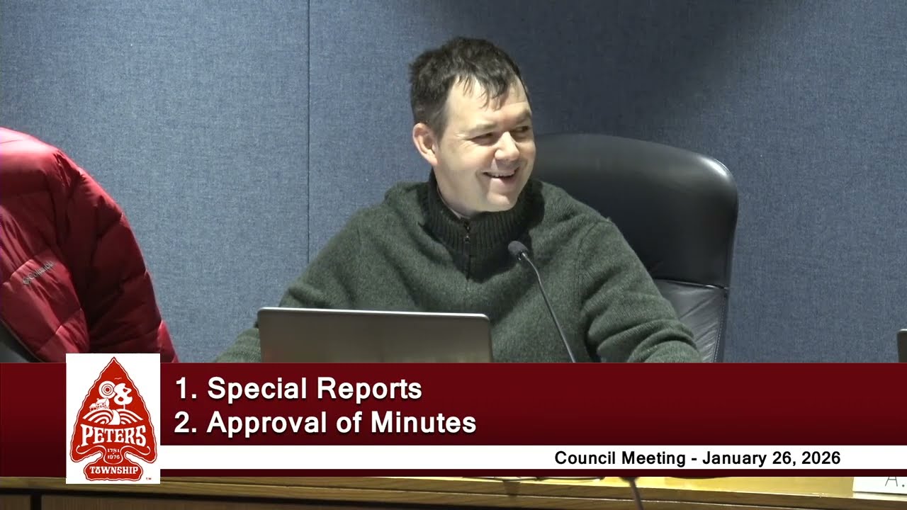 Peters Township Council - Regular Meeting - January 26, 2026