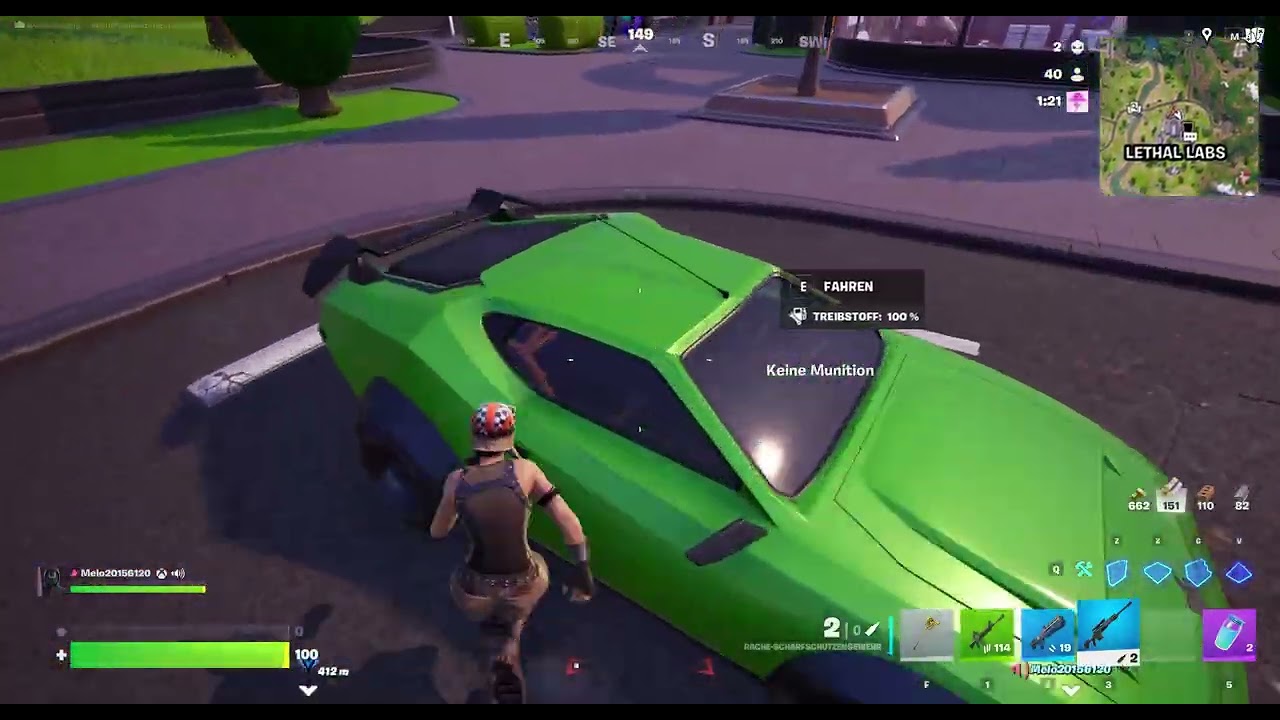 Die erste Runde Fortnite die ich für euch hochlade :-)
