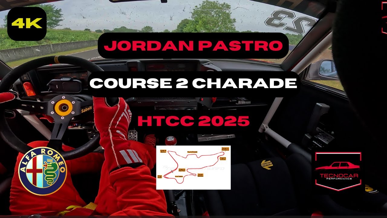 COURSE 2 CHARADE JORDAN PASTRO HTCC 2025 ALFA 75 TURBO !!!