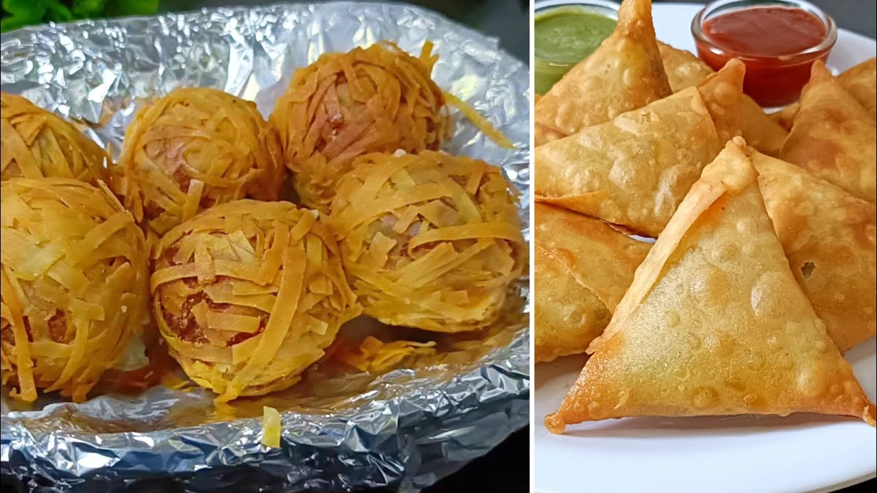 Crispy, Cheesy & Smokey 😍 Ramzan Special Tandoori Samosa + Chicken Balls Recipe