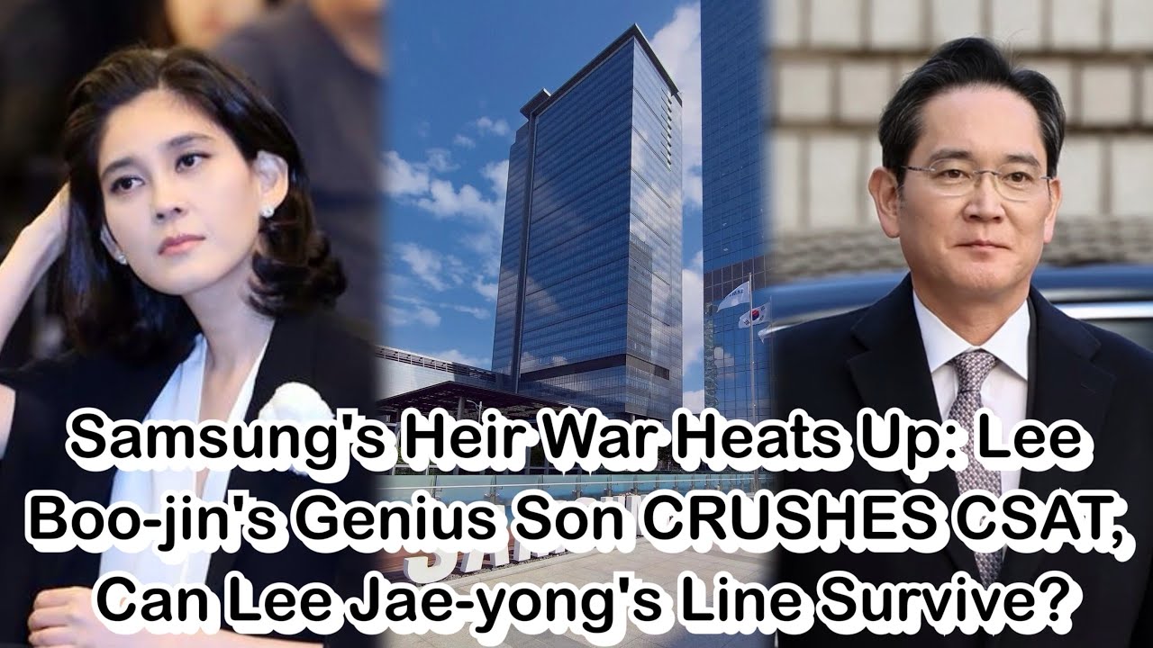 Samsung's Heir War Heats Up: Lee Boo-jin's Genius Son CRUSHES CSAT, Can Lee Jae-yong's Line Survive?