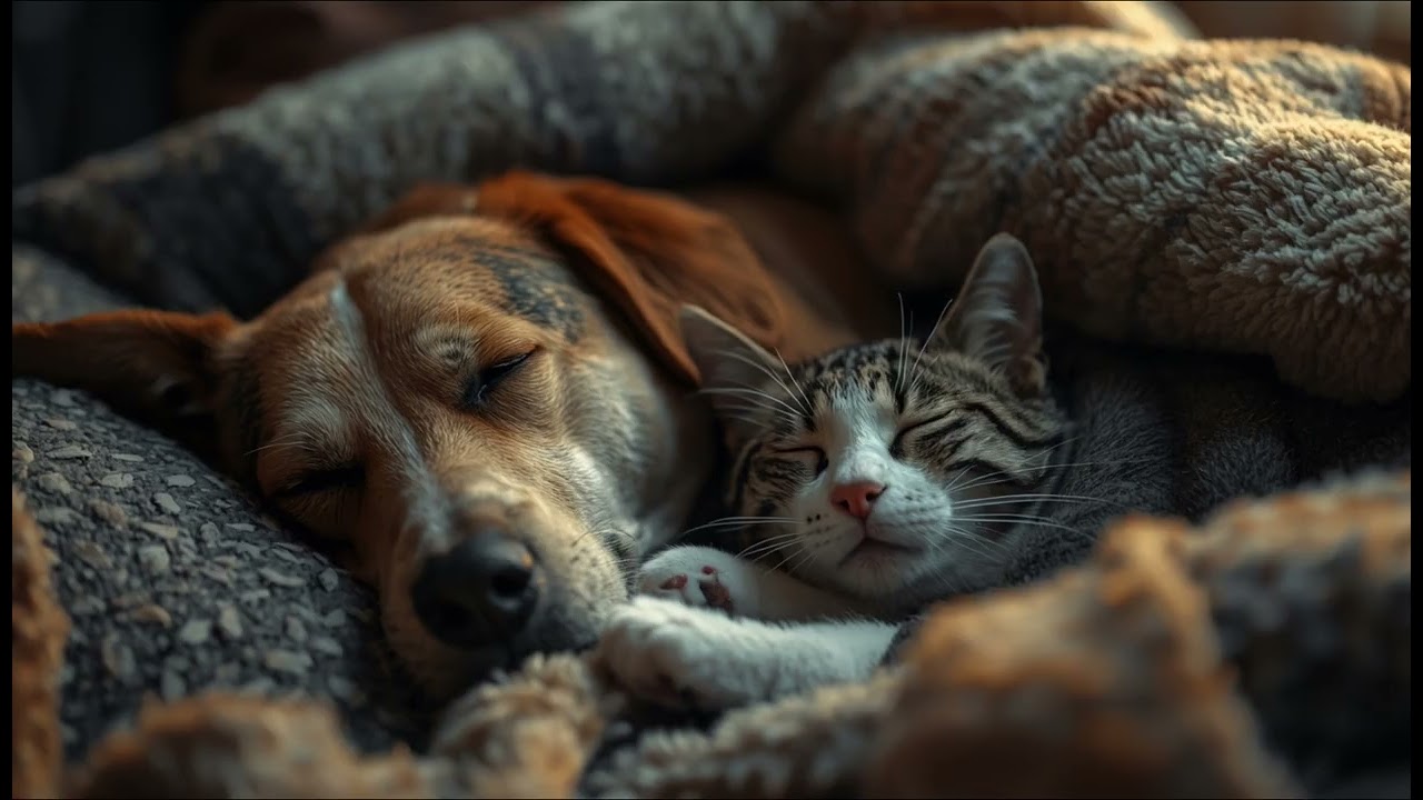 8 Hours Calming Sleep Music for Dogs / Anxiety Relief & Deep Night Rest