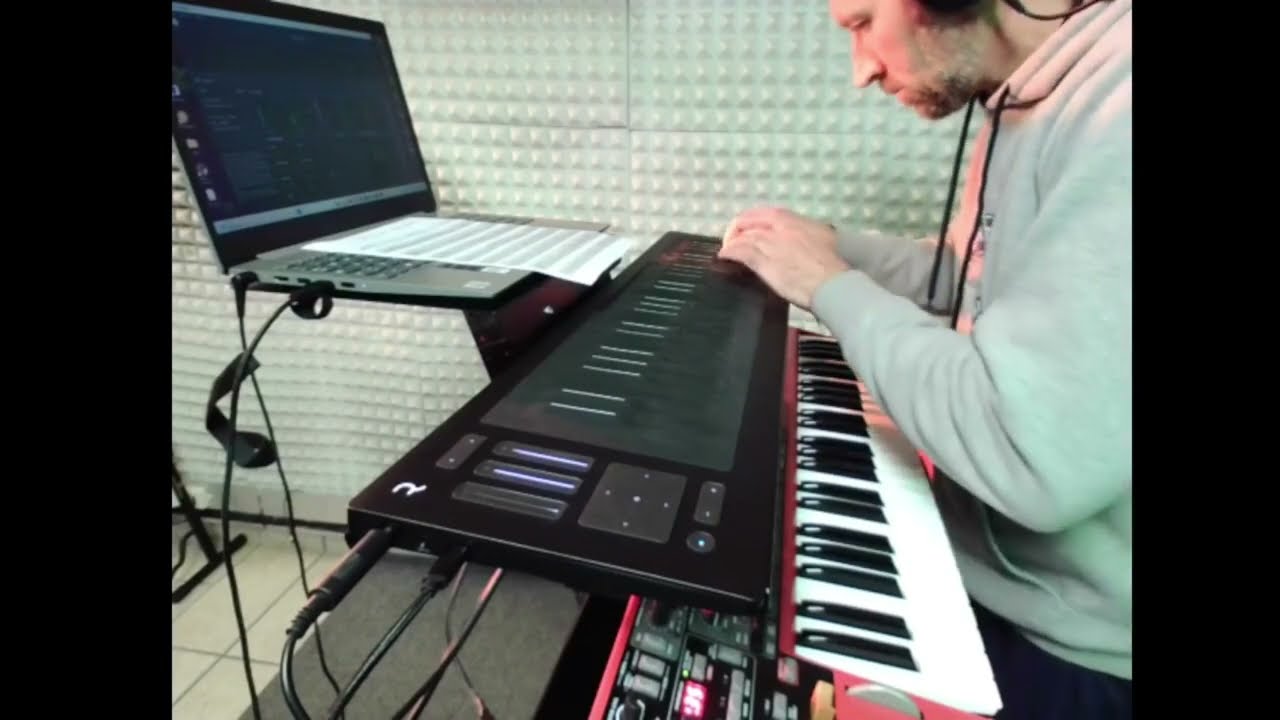 Tunnel of love Dire Straits guitar solo  - ROLI Seaboard RISE 2