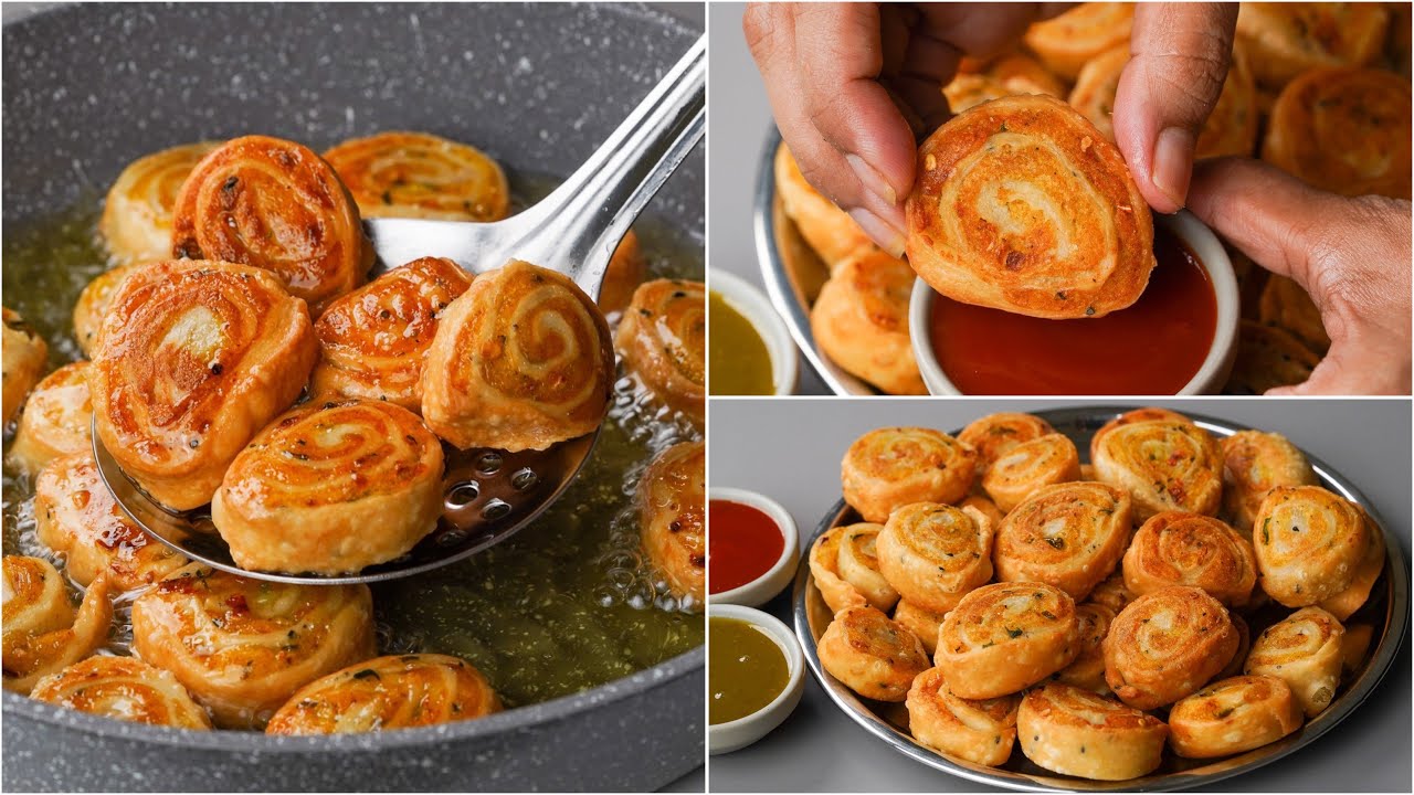 Potato Samosa Recipe | Potato Pinwheel Snacks | Aloo Samosa | Easy & Quick Samosa Recipe | N'Oven