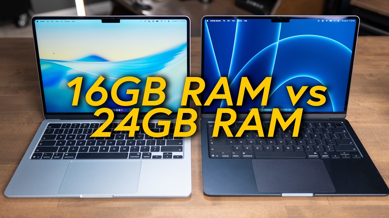 M5 MacBook Air: 16GB vs 24GB RAM Real-World Differences