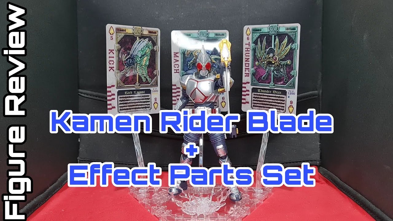Figure-rise Standard Kamen Rider Blade + P-Bandai's Effect Parts Set (Figure Review)