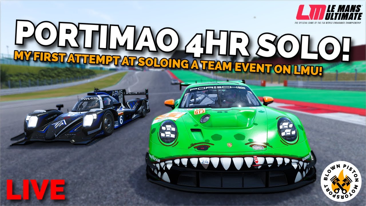 Attempting 4hrs Of Portimao Solo on LMU... Plz No Dentists!