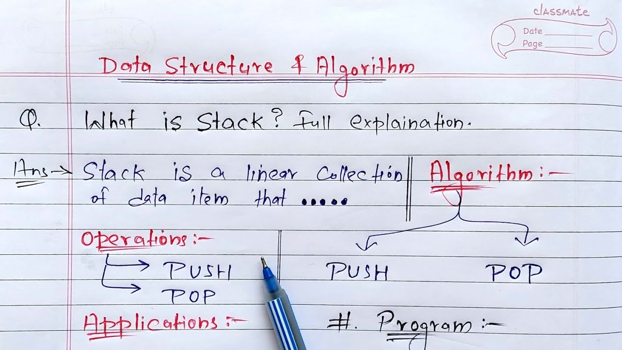 Stack in Data Structure | Learn Coding
