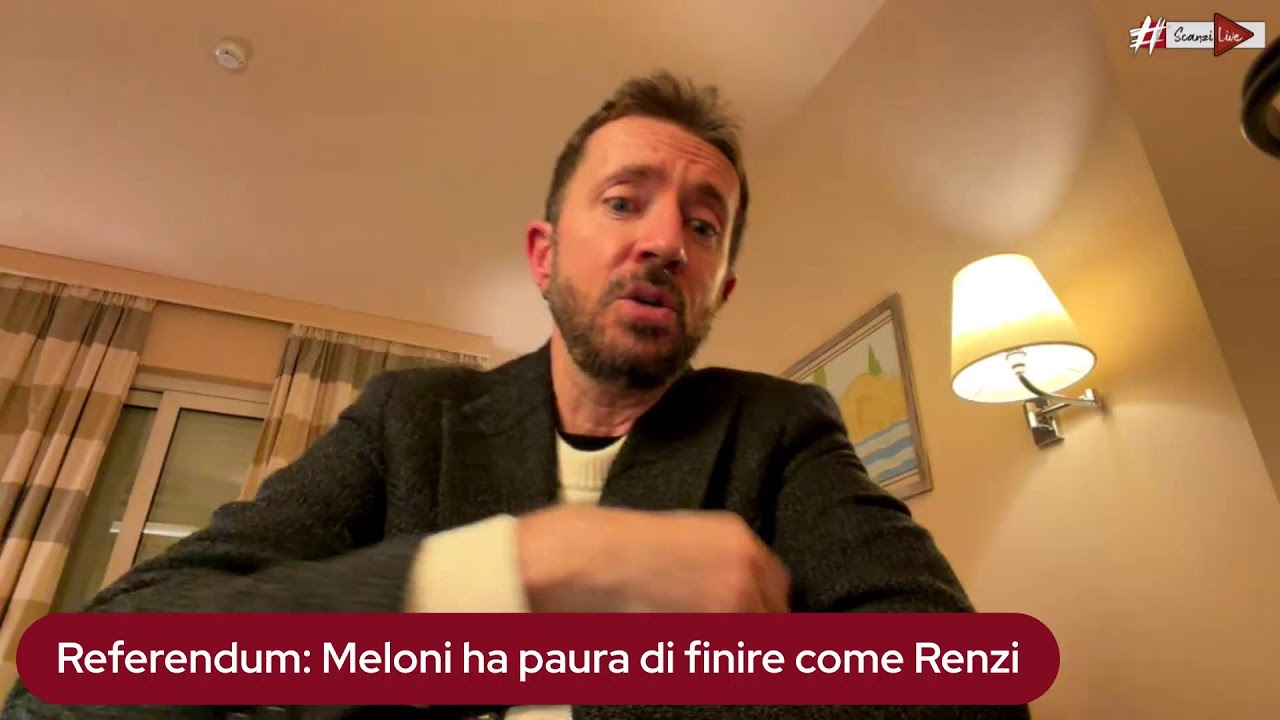 Referendum: Meloni ha paura di finire come Renzi