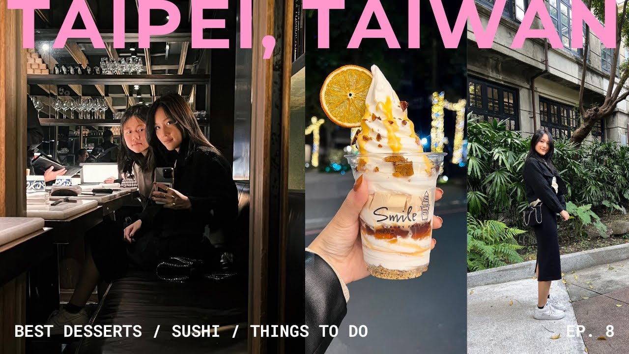 Исследуйте Тайбэй 🇹🇼 | Десертный тур 🍦 Парк Соншань, лучшие суши | Месяц на Тайване