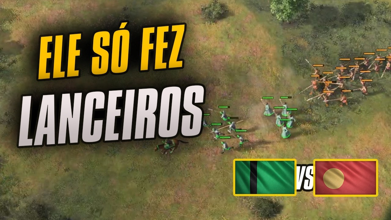 ELE FEZ A PIOR UNIDADE DO JOGO! OU A MELHOR ? | AGE OF EMPIRES 4