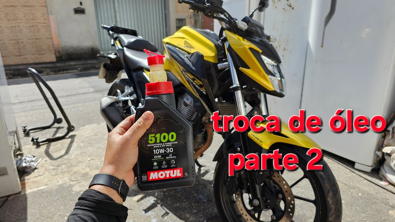 Parte 2 Troca de óleo cb 300f twister