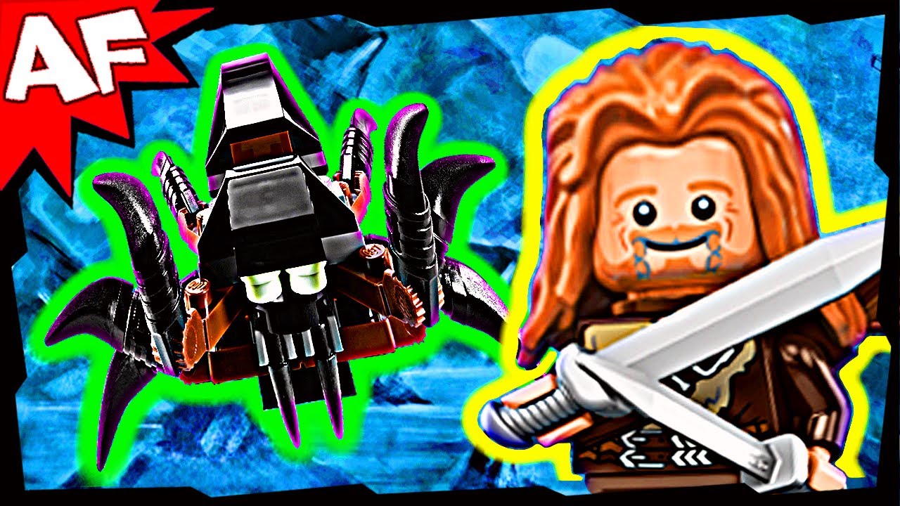 ESCAPE from MIRKWOOD SPIDERS 79001 Lego the Hobbit Animated Review An Unexpected Journey