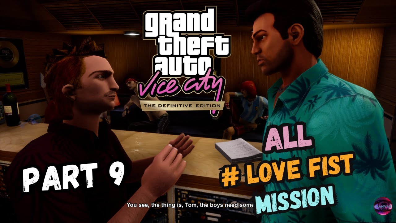 GTA Vice City Definitive Edition /Part 9/All Love Fist Missions/ViceCity Missions Walkthrough.