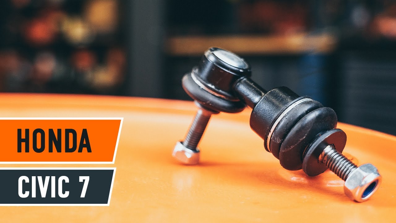 Cоmo cambiar bieletas de suspension delantero Honda Civic 7 Instrucción | Autodoc