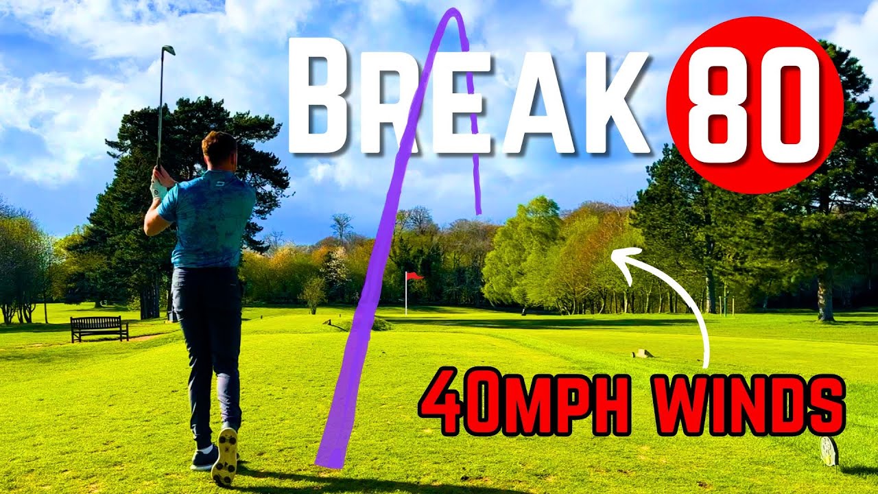 Golf In GALE Force Winds - Badgemore Park Golf Club | 18 Holes