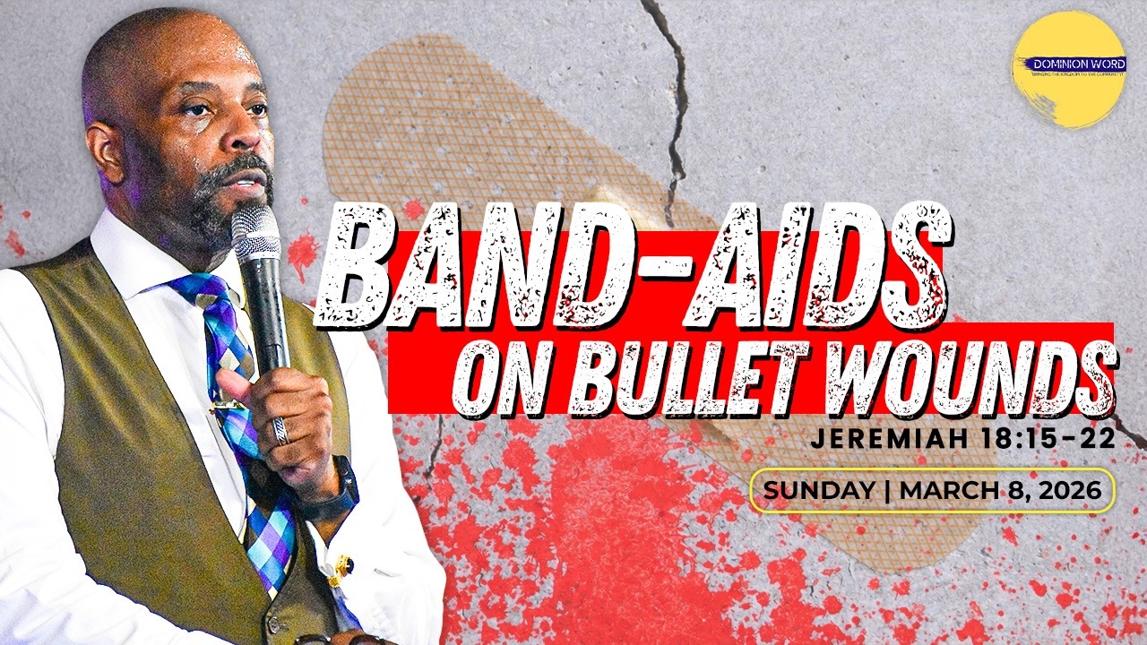 DOMINION Is Live | Bandaids On Bullet Wounds | Sunday Service | 3.8.2026