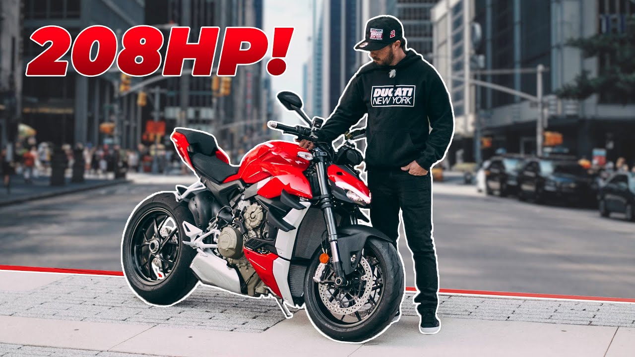 Riding V4 Streetfighter in New York City!