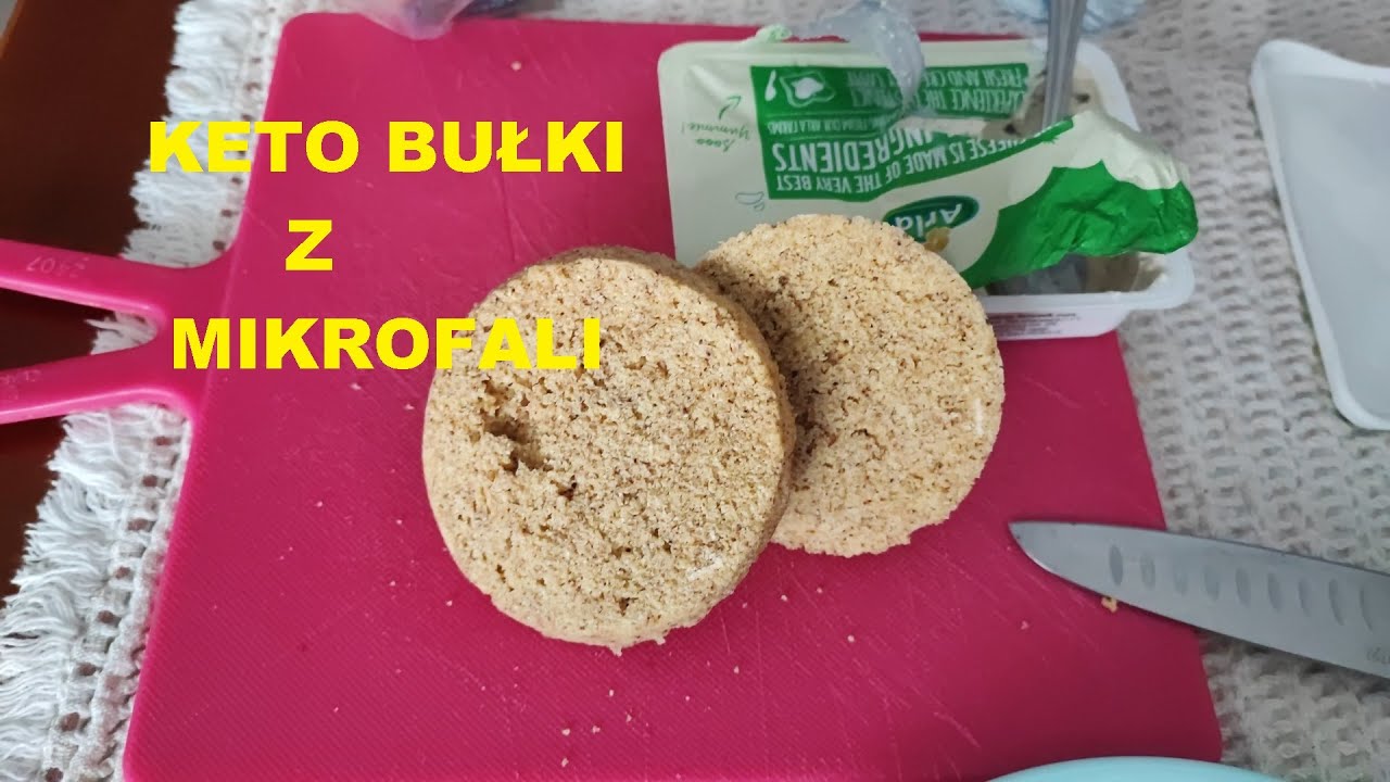KETO BUŁKI- szybki przepis z mikrofali
