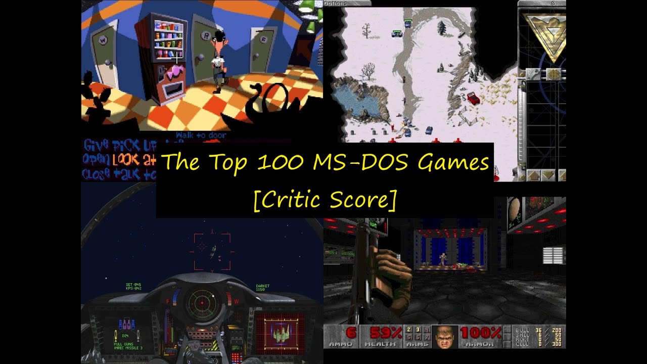 100 лучших игр для MS DOS! Во сколько из них вы играли?