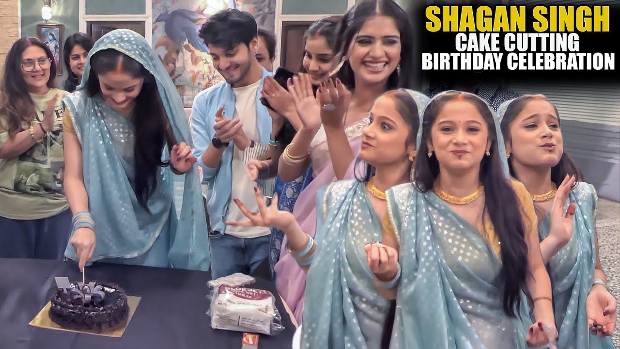 Shagun Singh Cake Cutting Birthday Celebration Dhartiputra Nandini Cast