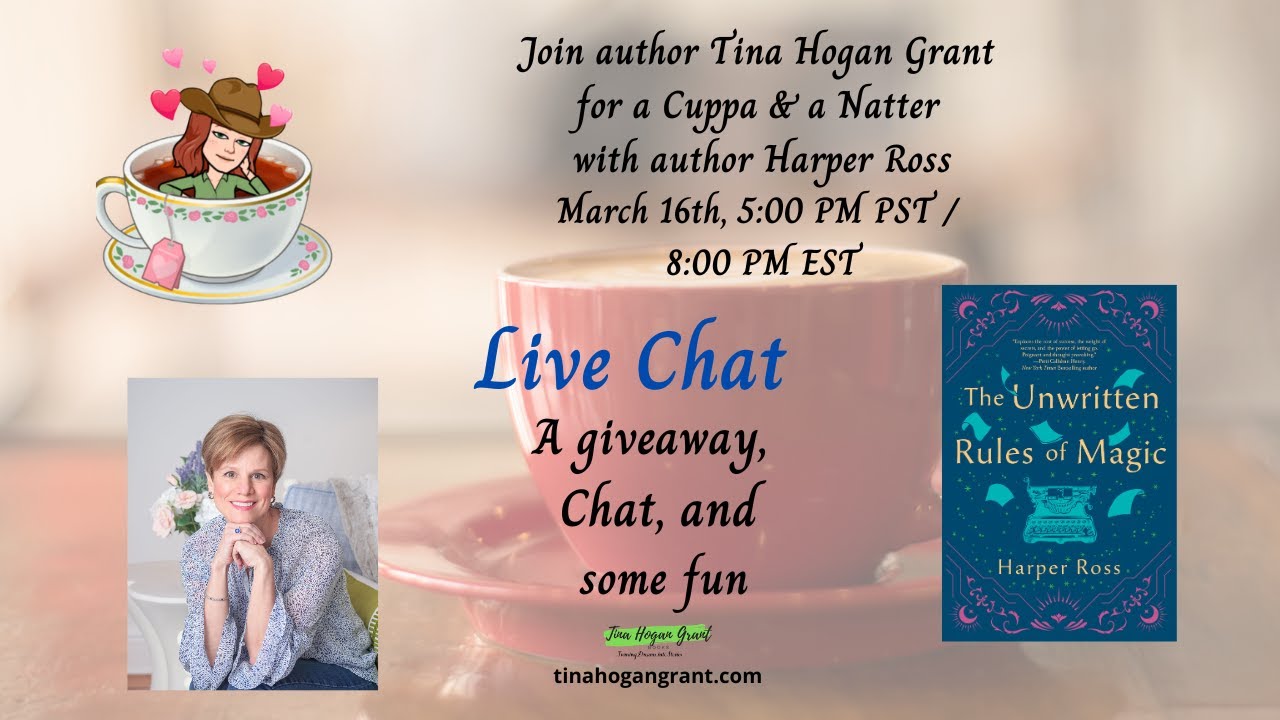 A Cuppa & A Natter (Live Chat) With Author Harper Ross