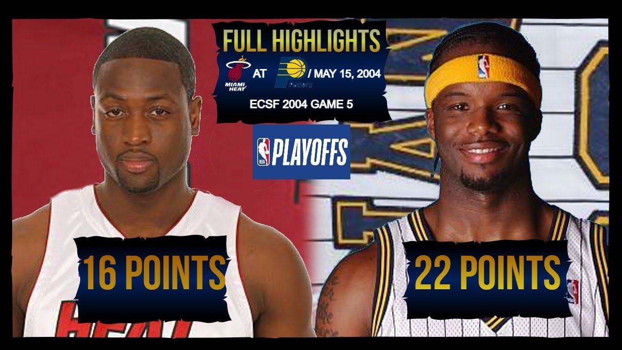Miami Heat @ Indiana Pacers - Game 5 ECSF Playoffs 2004