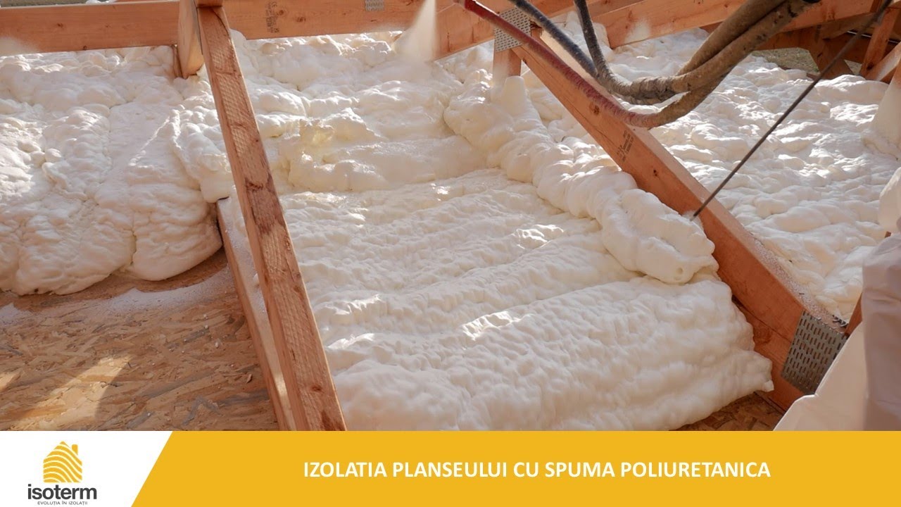 Izolatie planseu spuma poliuretanica - Cum se face?