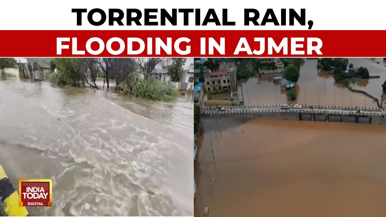 Non-Stop Rain Cripples Ajmer: Hospital Flooded, Highway Submerged | India Today