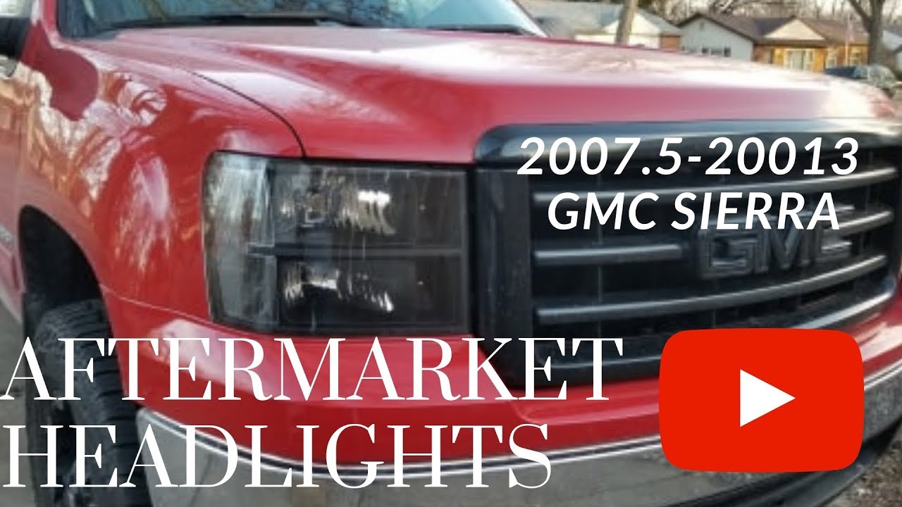 Инструкция по установке неоригинальных фар на GMC Sierra 2007-2013 годов выпуска (ссылка в описании)