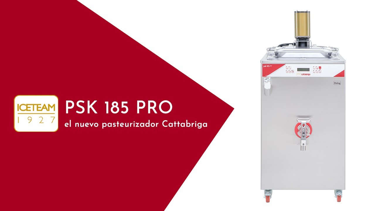 El nuevo pasteurizador Cattabriga PSK 185 pro