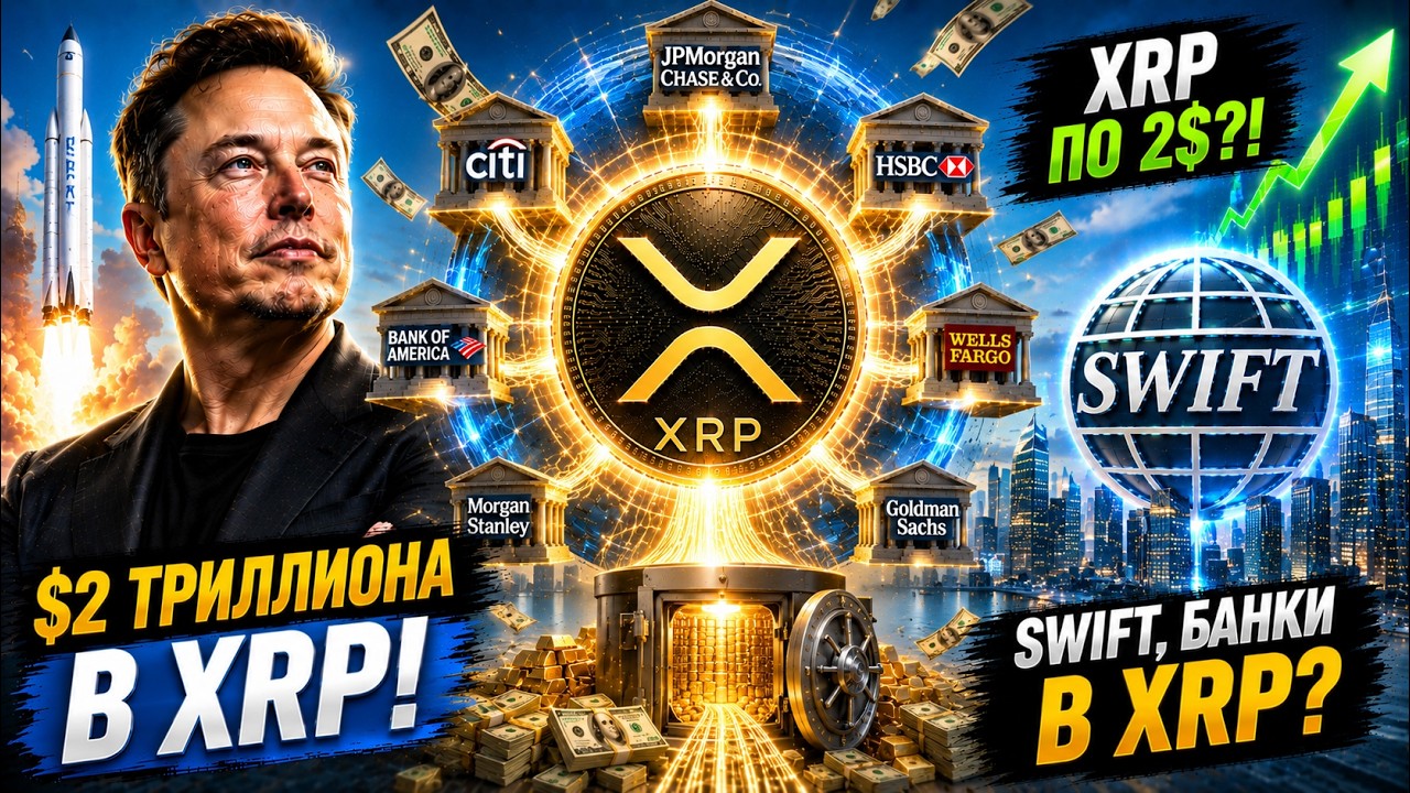 SWIFT, БАНКИ И $2 ТРИЛЛИОНА В XRP! | XRP ГОТОВИТСЯ К БОЛЬШОМУ ДВИЖЕНИЮ! | XRP ПО 2$!