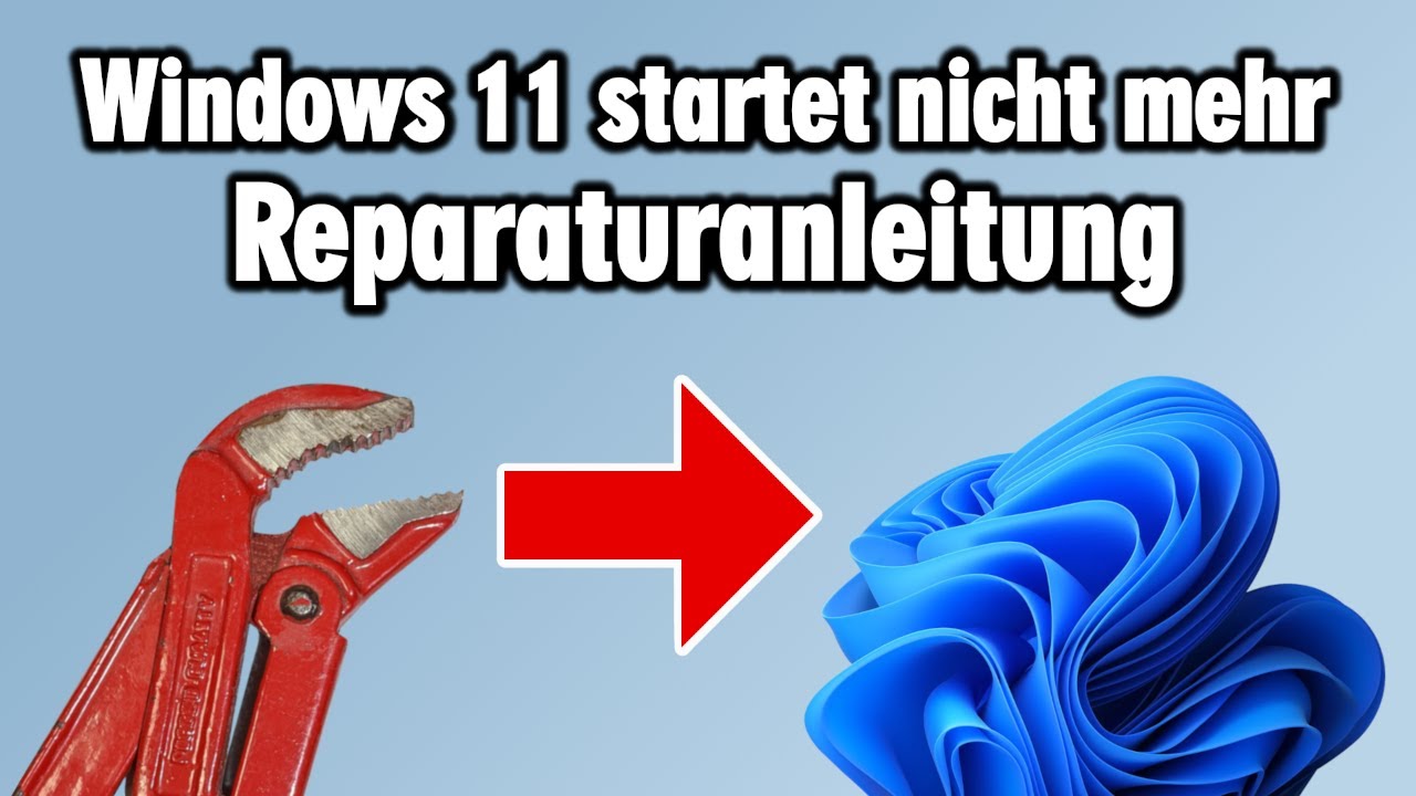 Windows 11 startet nicht - Windows reparieren - schwarzer Bildschirm - Automatische Reparatur
