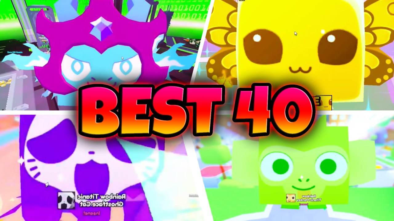 TOP 40 Youtubers Hatching INSANE Titanics!😍🔥-Pet Simulator 99