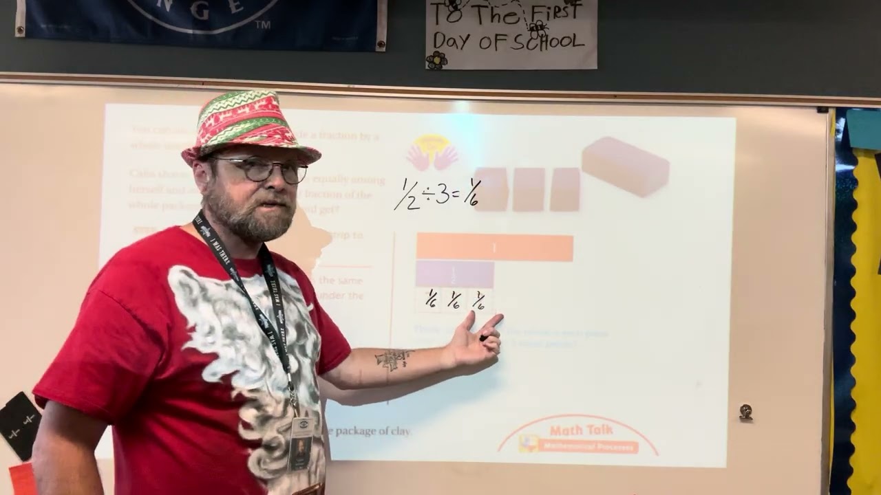 Division with unit fractions and whole numbers 