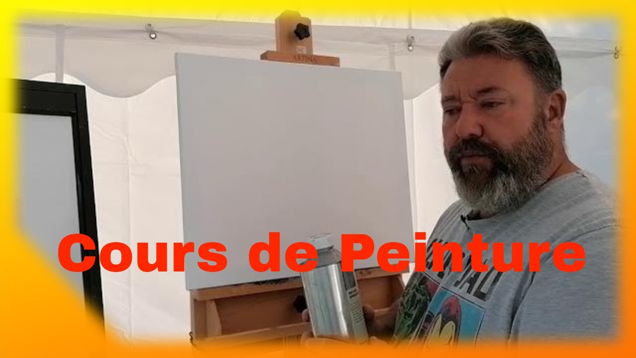 Cours de peinture à l’huile pour débutant, démarrer un tableau.