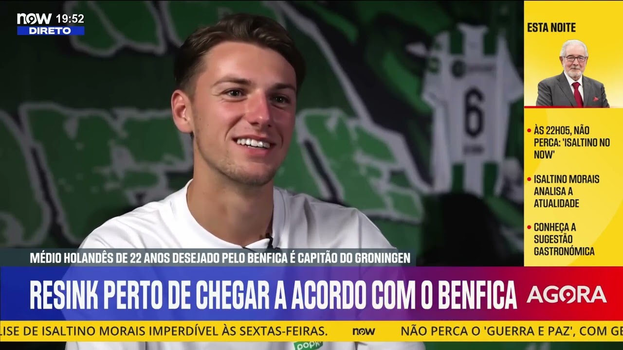 O ponto de situação sobre Resink e o Benfica e as declarações do médio do Groningen sobre as águias