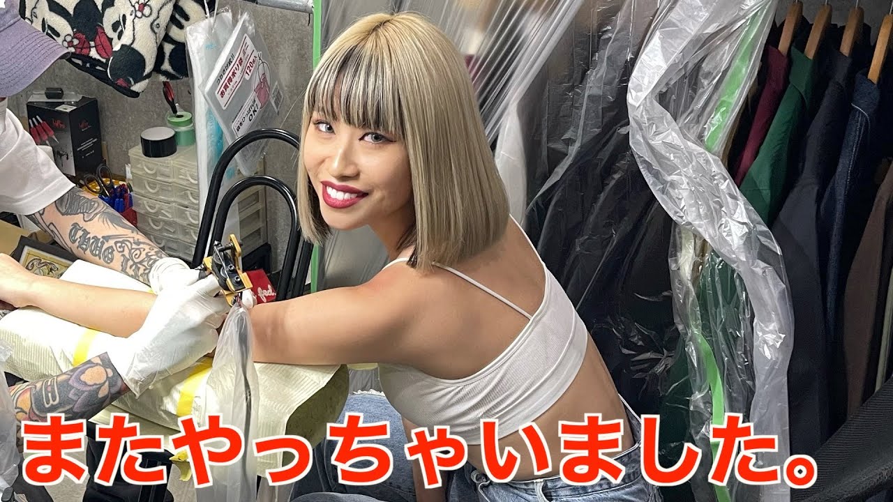 ハーレー女子のTATTOOが止まらない。