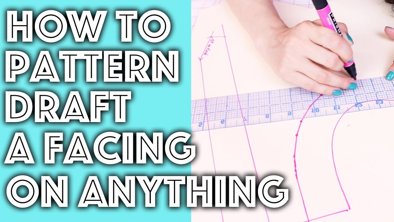 How to Pattern Draft a Facing on Any Pattern | Sew Anastasia