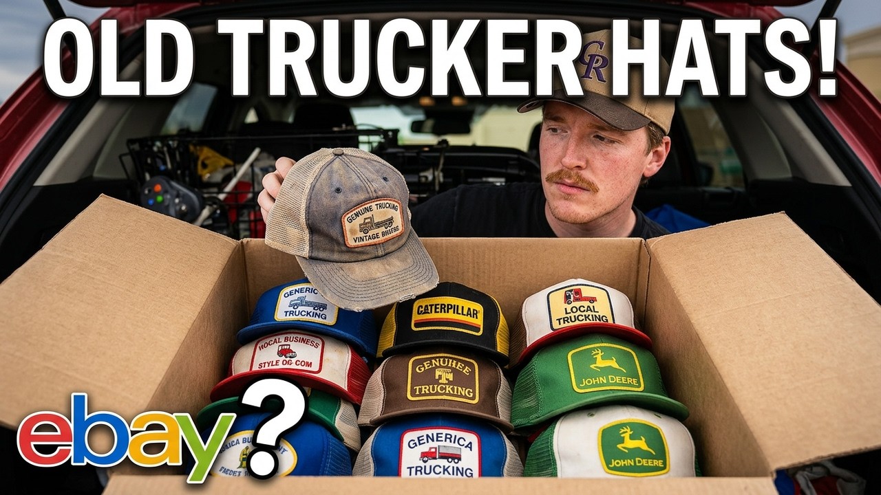 I Took a 4 Hour Road Trip To Buy Vintage Hats For Ebay, Was it Worth It?