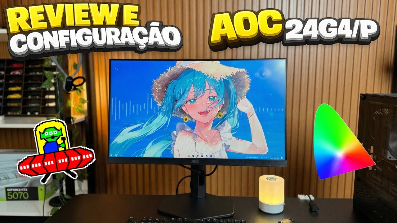Melhor Monitor de 2026? Monitor Aoc 24g4/p, 180hz, 0,5ms, IPS (opinião sincera)