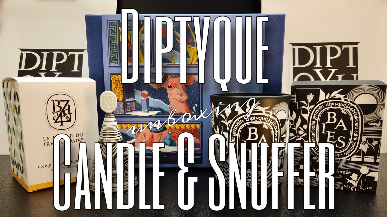 DIPTYQUE Candle & Snuffer • Chill Unboxing 丨 Roma D.C.