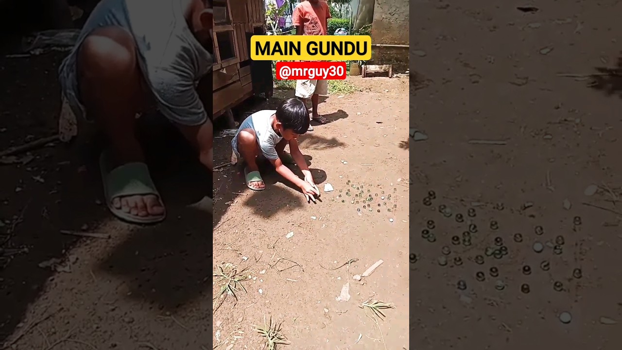 MAIN GUNDU ATAU KELERENG #mainbarengasna #kelereng #mainananakanak