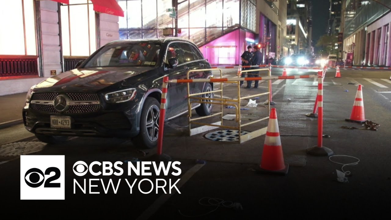 Woman falls into manhole and dies after stepping out of car in NYC
