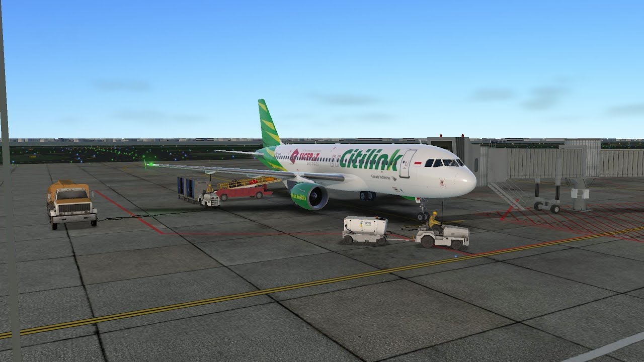 [RFS Real Flight Simulator] Citilink Indonesia A320 - 200 |Jakarta - Palembang| ~ RFS Pro