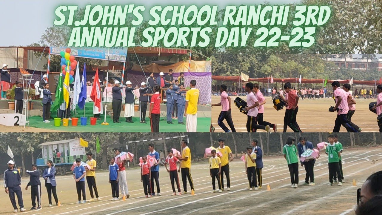 St.John's School Ranchi 3rd Annual sports day 2022-23#jasintavlogs #ranchi #viralvideo #sports